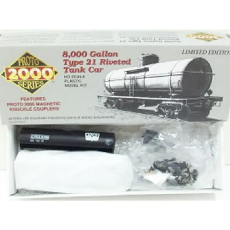 Trains*Proto 2000 8366 HO APOX 8,000 Gallon Type 21 Riveted Tank Car Kit - Model Train Junction: Quality Parts and Art Supplies