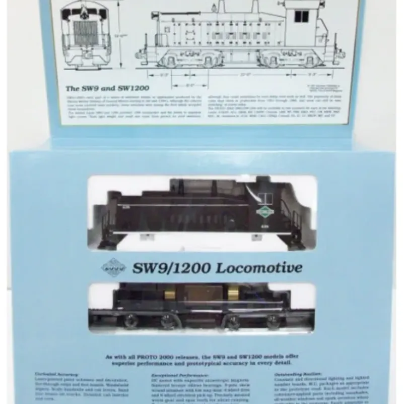 Trains*Proto 2000 21152 HO Illinois Central SW9/1200 Diesel Locomotive #438 - Model Train Junction: Quality Parts and Art Supplies