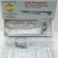Trains*Proto 2000 31454 HO Northern Pacific Flatcar Kit w/Steel Rail Load #62200 - Model Train Junction: Quality Parts and Art Supplies