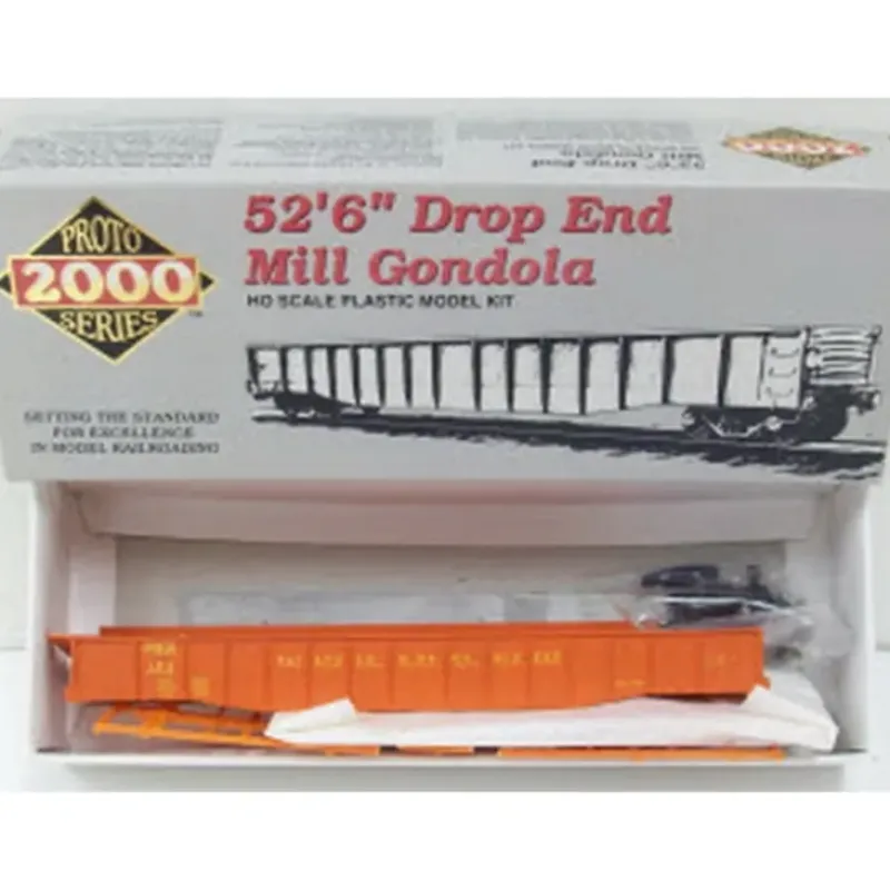 Trains*Proto 2000 123 HO P&BR Drop End Mill Gondola Kit - Model Train Junction: Quality Parts and Art Supplies