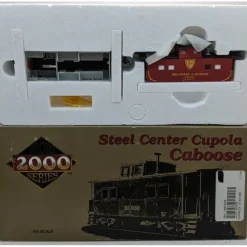 Trains*Proto 2000 8285 HO Scale Delaware & Hudson Center Cupola Steel Caboose #35801 - Model Train Junction: Quality Parts and Art Supplies