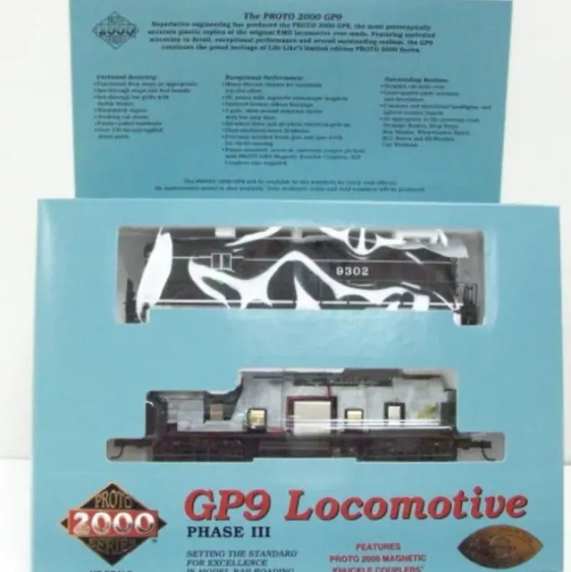 Trains*Proto 2000 21696 HO Scale Illinois Central GP9 Diesel Locomotive #9302 - Model Train Junction: Quality Parts and Art Supplies