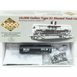 Trains*Proto 2000 23163 HO SUNX 10,000 Gallon Type 21 Tank Car Kit #1818 - Model Train Junction: Quality Parts and Art Supplies