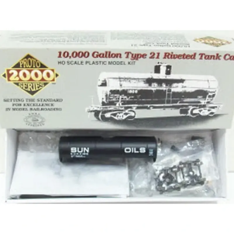 Trains*Proto 2000 23163 HO SUNX 10,000 Gallon Type 21 Tank Car Kit #1818 - Model Train Junction: Quality Parts and Art Supplies