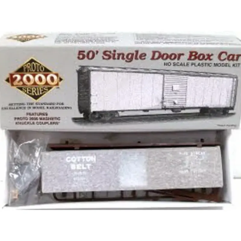 Trains*Proto 2000 20080 Life Like Cotton Belt 50' Boxcar Kit - Model Train Junction: Quality Parts and Art Supplies