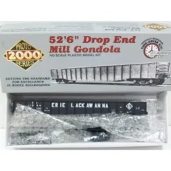 Trains*Proto 2000 23637 Life Like Erie Lackawanna Drop End Mill Gondola Kit - Model Train Junction: Quality Parts and Art Supplies