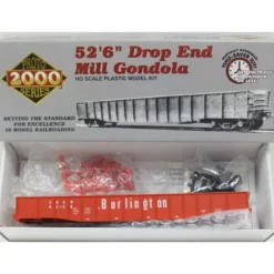 Trains*Proto 2000 23741 Life Like HO CB&Q Drop End Mill Gondola #82106 - Model Train Junction: Quality Parts and Art Supplies