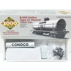 Trains*Proto 2000 3124 Life Like HO Conoco Tank Car Kit - Model Train Junction: Quality Parts and Art Supplies