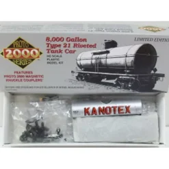 Trains*Proto 2000 8367 Life Like HO Kanotex Tank Car Kit - Model Train Junction: Quality Parts and Art Supplies