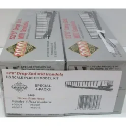 Trains*Proto 2000 8469 Life Like HO NKP Gondola Kits 4-Pack - Model Train Junction: Quality Parts and Art Supplies