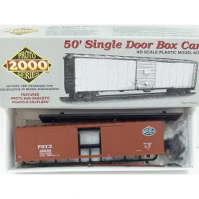 Trains*Proto 2000 35959 Life Like HO P&LE 50' Single Door Boxcar Kit - Model Train Junction: Quality Parts and Art Supplies