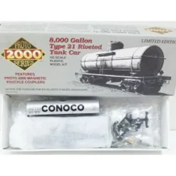 Trains*Proto 2000 21754 Life Like HO Scale Conoco Tank Car Kit - Model Train Junction: Quality Parts and Art Supplies