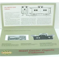 Trains*Proto 2000 8244 Life Like HO Undecorated Center Cupola Illuminated Caboose Kit - Model Train Junction: Quality Parts and Art Supplies