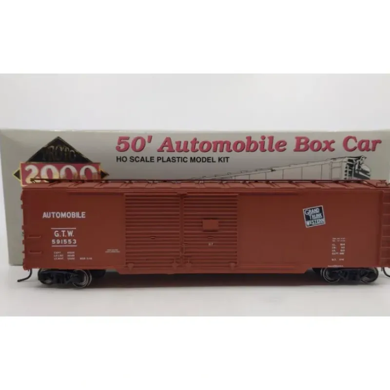 Trains*Proto 2000 HO Scale GTW 50' Box Car w/ End Doors #591553 LN/Box - Model Train Junction: Quality Parts and Art Supplies