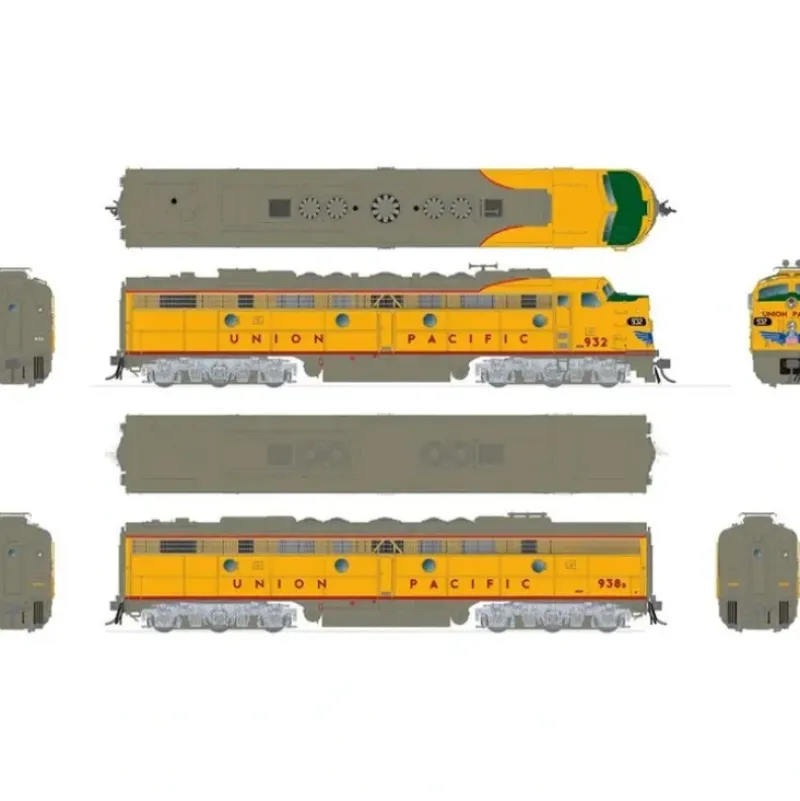 Rapido, HO Scale, 28540, EMD E8A/B Set, Union Pacific #938/938B, DCC & Sound - Model Train Junction: Quality Parts and Art Supplies Discount