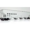 Rapido, HO Scale, 157005, Procor 5820 Covered Hoppers, Procor (UNPX), 6 Pack - Model Train Junction: Quality Parts and Art Supplies Outlet
