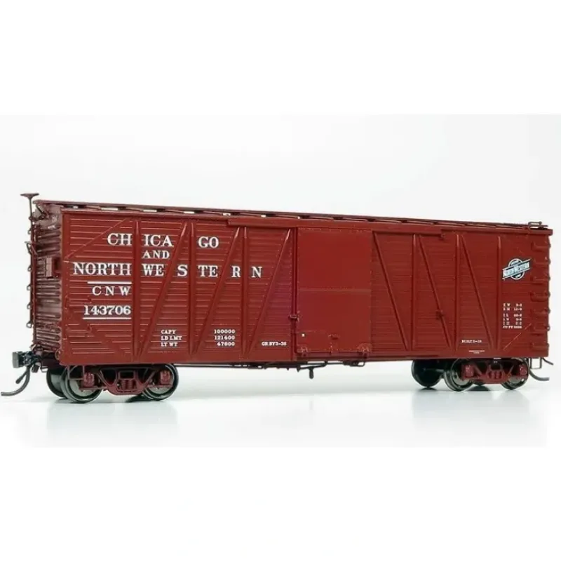 Rapido, HO Scale, 1420005A, USRA Single-Sheathed Box Car, C&&NW, #144124 - Model Train Junction: Quality Parts and Art Supplies Hot