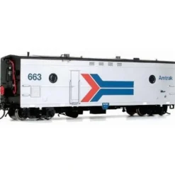 Trains*Rapido Trains 107110 HO Amtrak The Steam Generator Car Phase I #663 - Model Train Junction: Quality Parts and Art Supplies