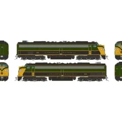Trains*Rapido Trains 028315 HO CN EMD E8A & E8A Diesel Locomotive with HEP (Set of 2) - Model Train Junction: Quality Parts and Art Supplies