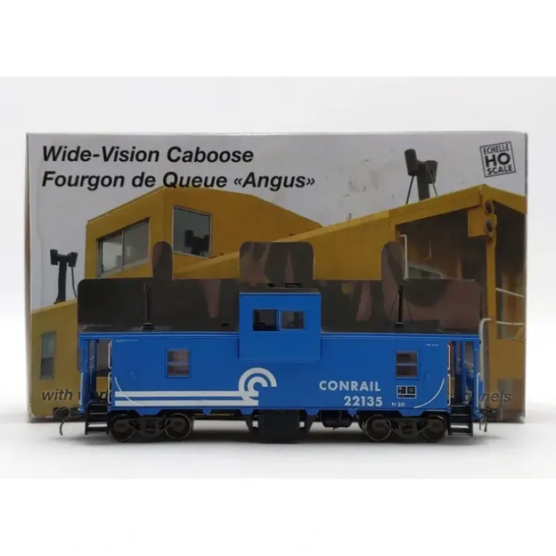 Trains*Rapido Trains 110085 HO Conrail Wide Vision Caboose Lighted & Assembled #22135 EX/Box - Model Train Junction: Quality Parts and Art Supplies