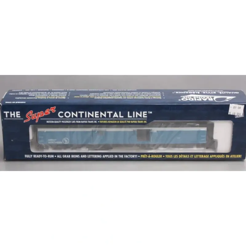 Trains*Rapido Trains 106230 HO Great Northern 73' 6" Smooth Side Baggage-Express #317 - Model Train Junction: Quality Parts and Art Supplies