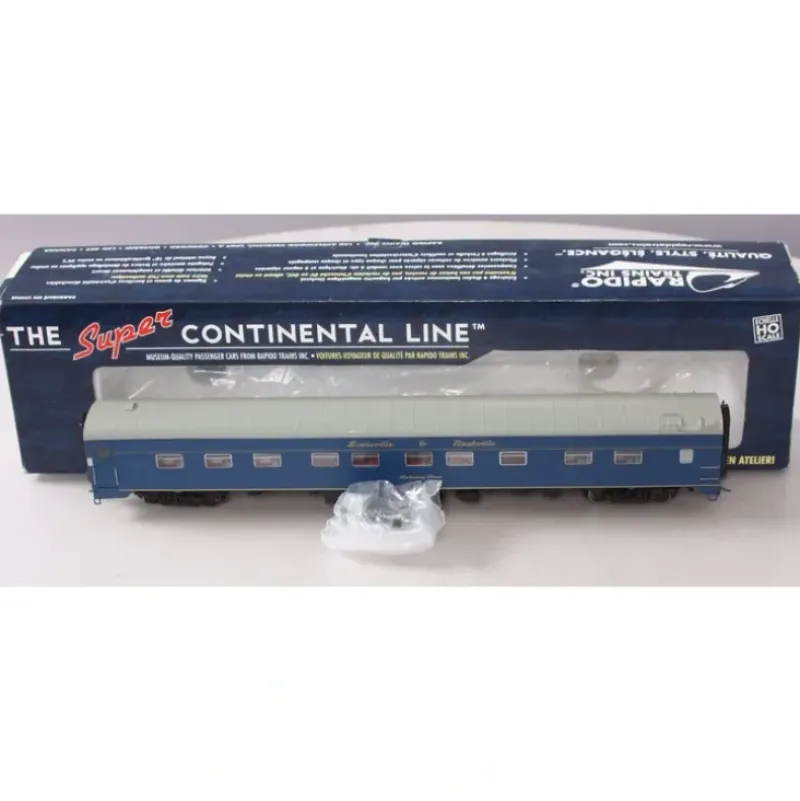 Trains*Rapido Trains 104055 HO Louisville & Nashville "Holiday Pine" 10-5 Sleeper - Model Train Junction: Quality Parts and Art Supplies