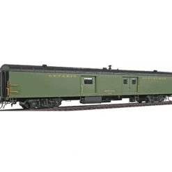 Trains*Rapido Trains 106253 HO Ontario Northland Baggage Express Car #413 (green) - Model Train Junction: Quality Parts and Art Supplies