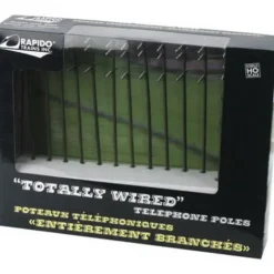Trains*Rapido Trains 300001 HO Totally Wired Assembled Telephone Poles - Model Train Junction: Quality Parts and Art Supplies