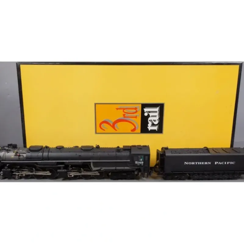 Trains|3rd Rail 5149 O BRASS Northern Pacific Z-8 Challenger Steam Loco & Tender EX/Box - Model Train Junction: Quality Parts and Art Supplies
