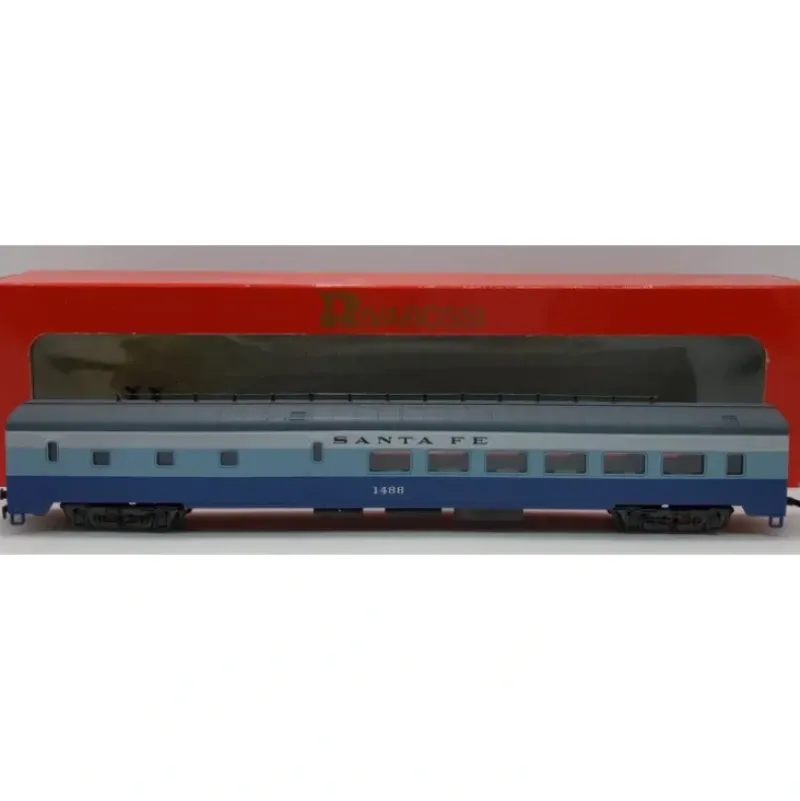 Trains*Rivarossi 2812 HO Santa Fe 1930 Blue Goose Diner Passenger Car #1488 LN/Box - Model Train Junction: Quality Parts and Art Supplies