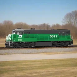 Rivarossi, HR2888STF, HO Scale, GE U25C, Burlington Northern, #5619, DCC & Sound - Model Train Junction: Quality Parts and Art Supplies Clearance