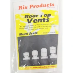 Trains*Rix Products 628-0610 Multi Scale Rooftop Vents Kit (Pack of 8) - Model Train Junction: Quality Parts and Art Supplies