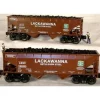 RMT 962195 O 2-Bay Hopper Bethlehem Steel/Lackawanna (Set of 2) - Model Train Junction: Quality Parts and Art Supplies Online