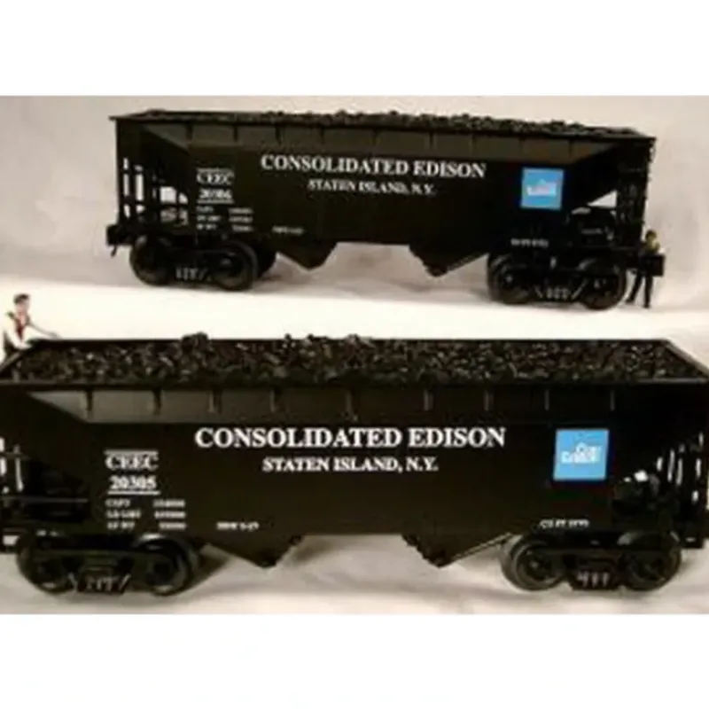 RMT 962072 O 2-Bay Hopper Con-ED/2pk - Model Train Junction: Quality Parts and Art Supplies Best