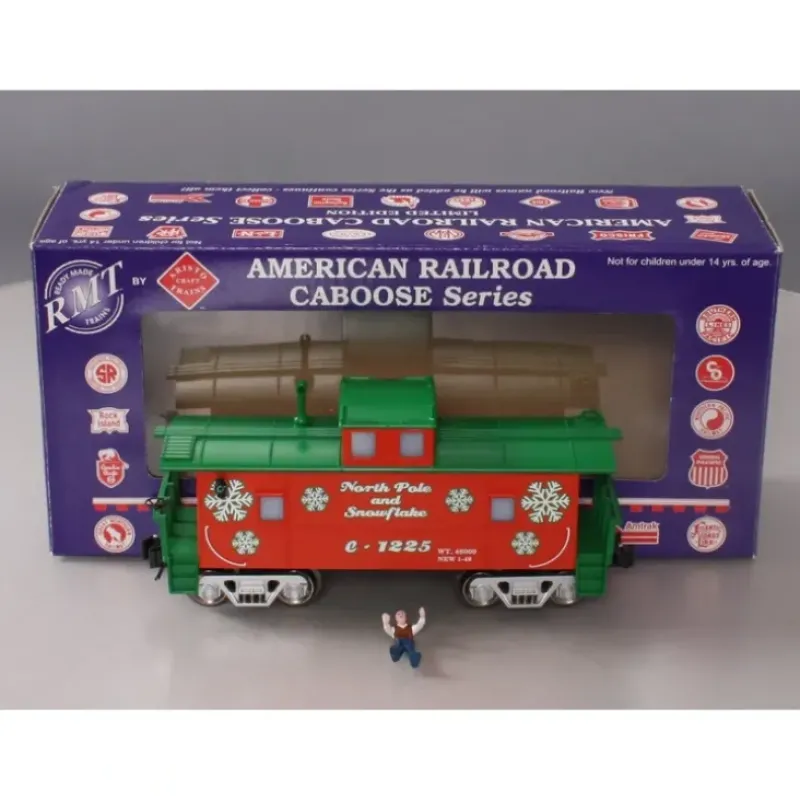 RMT 96950 O Christmas Caboose with Operating Marker Lights - Model Train Junction: Quality Parts and Art Supplies Online