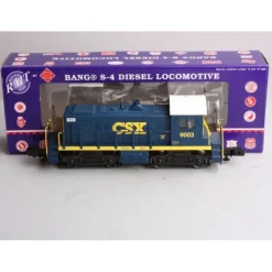 RMT 92304 O CSX Bang S-4 Powered Diesel Switcher #9003 - 3 Rail - Model Train Junction: Quality Parts and Art Supplies Sale