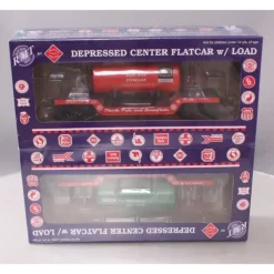 RMT 96550 O Dep.Ctr.Flat Car Christmas/2pk - Model Train Junction: Quality Parts and Art Supplies Discount