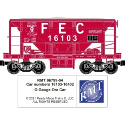 RMT 9679904 O Florida East Coast Ore Car - Model Train Junction: Quality Parts and Art Supplies Discount