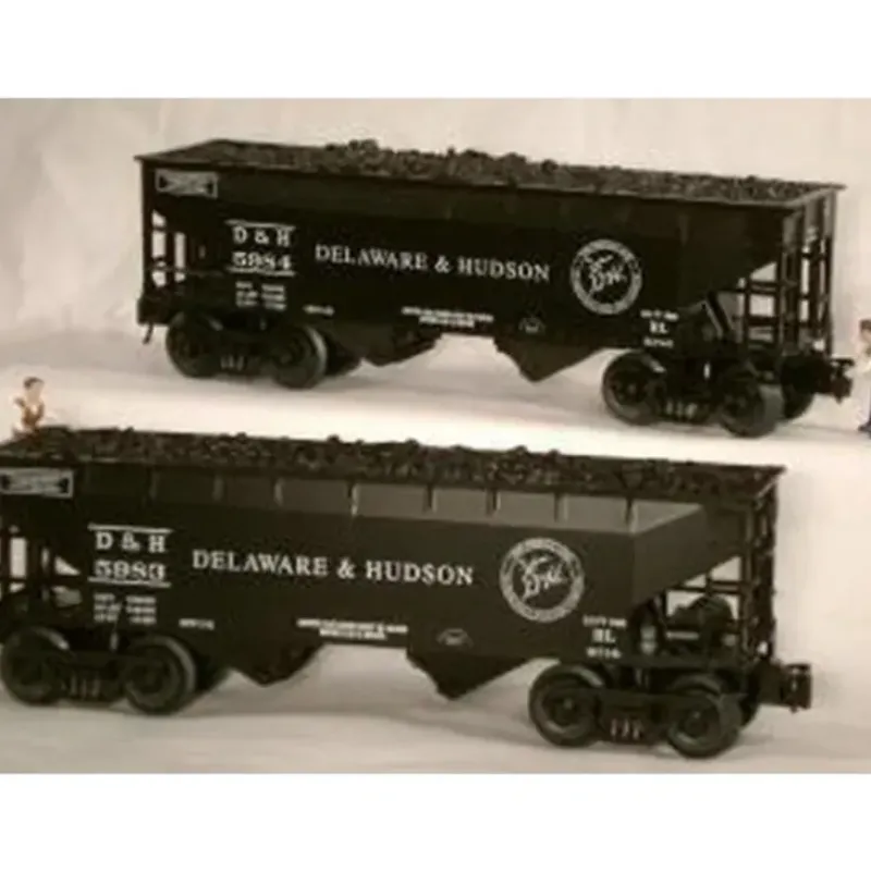 RMT 96256 O Gauge Delaware & Hudson 2-Bay Hopper (Pack of 2) - Model Train Junction: Quality Parts and Art Supplies New