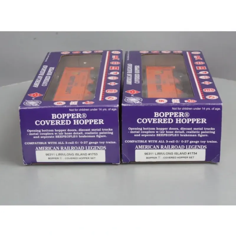RMT 96311 O Gauge Long Island Railroad 2-Bay Covered Hopper (Pack of 2) - Model Train Junction: Quality Parts and Art Supplies Best