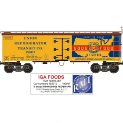 RMT 86199-262 O Iga Foods Woodside Reefer - Model Train Junction: Quality Parts and Art Supplies New
