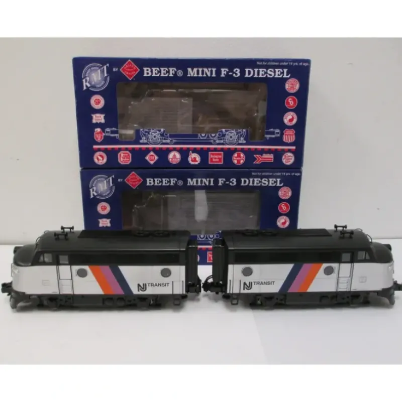 RMT 92675 O New Jersey Transit Mini F-3 AA Locomotive Set #423/424 - Model Train Junction: Quality Parts and Art Supplies Online