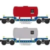 RMT 96533 O 3-Rail Alaska Depressed Center Flat Car (Set of 2) - Model Train Junction: Quality Parts and Art Supplies Discount