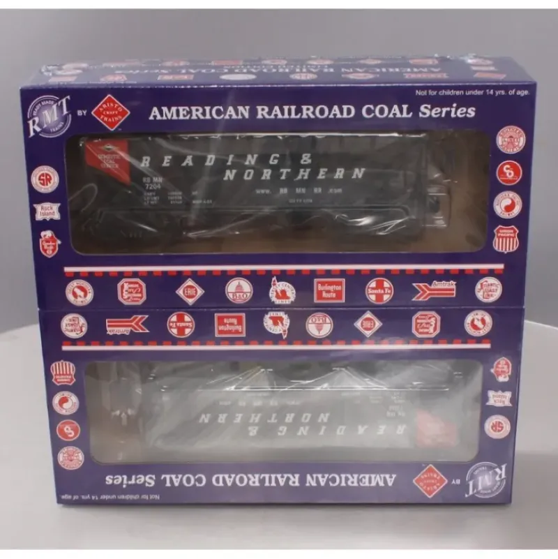 RMT 96212 O Reading & Northern 2-Bay Hopper (Pack of 2) - Model Train Junction: Quality Parts and Art Supplies New