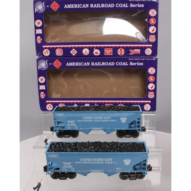 RMT 96232 O US Navy 2-Bay Hopper 2pk - Model Train Junction: Quality Parts and Art Supplies New