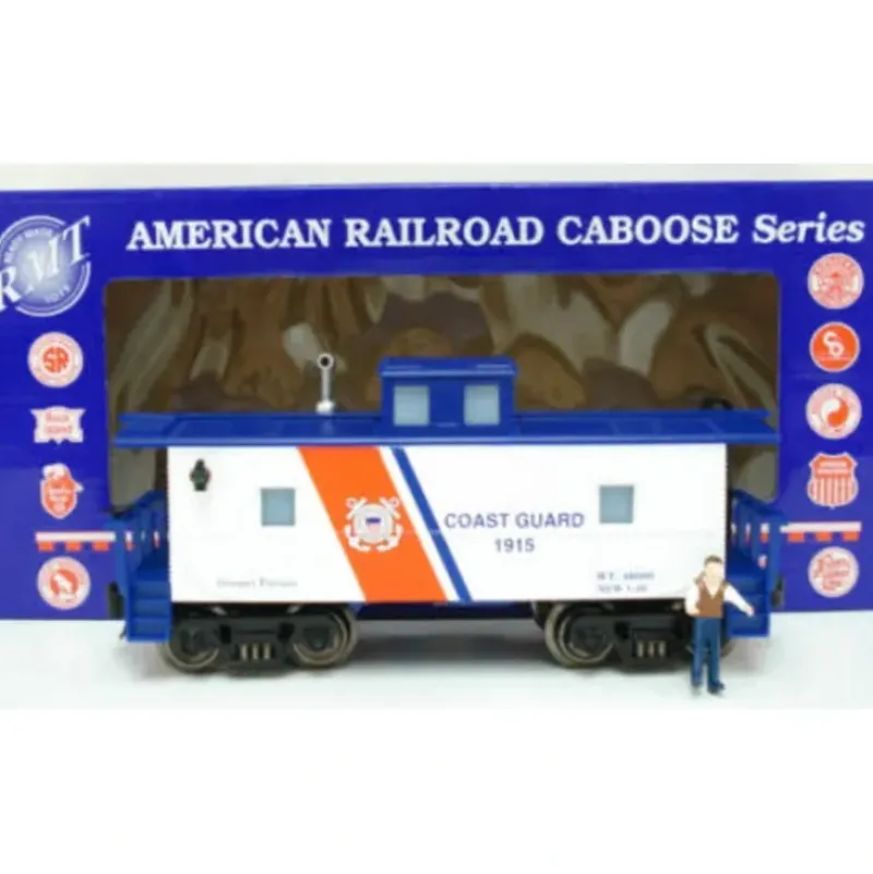 RMT CAB461 US Coast Guard Lighted Caboose w/ Marker Lights & Figure #1915 - Model Train Junction: Quality Parts and Art Supplies New
