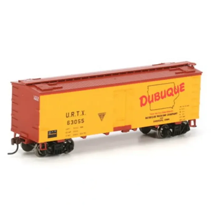 Roundhouse 85497 HO Dunbuque Packing Co. 36' Meat Reefer URTX #63055 - Model Train Junction: Quality Parts and Art Supplies Best