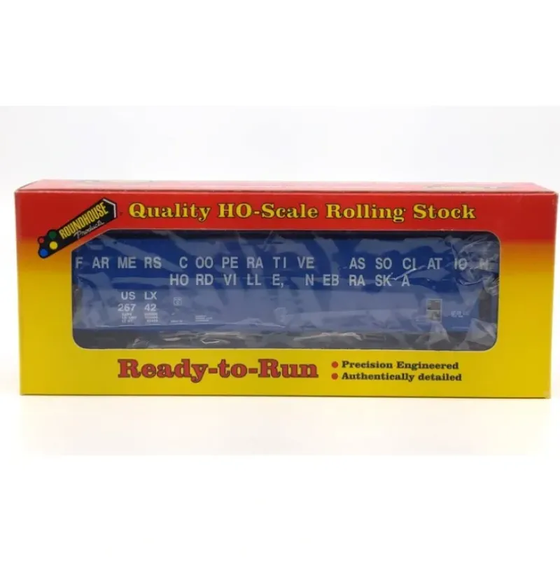 Roundhouse 35207 HO Farmers Co-Op 54' FMC Covered Grain Hopper #26742 NIB - Model Train Junction: Quality Parts and Art Supplies Online