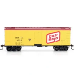Roundhouse 85499 HO Oscar Mayer 36' Meat Reefer URTX #5355 - Model Train Junction: Quality Parts and Art Supplies Outlet