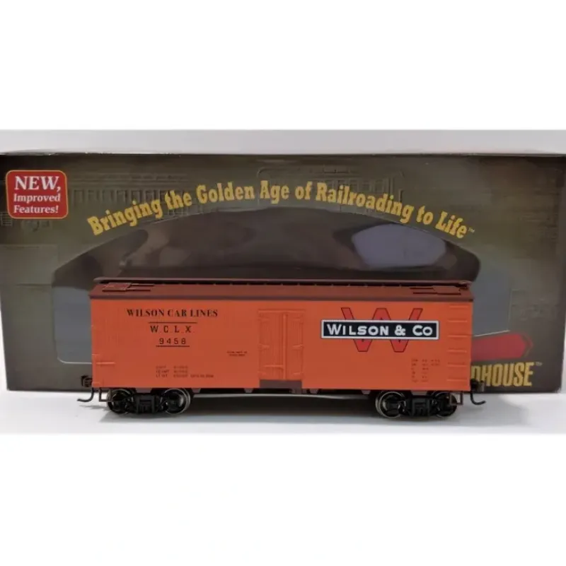 Trains*Roundhouse 85506 HO RTR 36' Old Time Reefer, Wilson #9458 - Model Train Junction: Quality Parts and Art Supplies